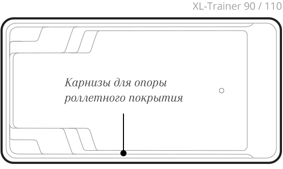 Схема бассейна X-Trainer